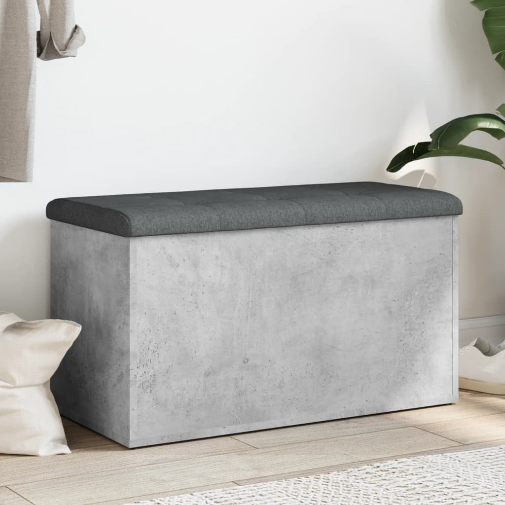 Banc de rangement avec coffre intégré | Meuble d'entrée en bois d'ingénierie solide