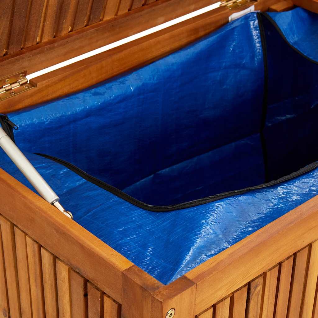 Coffre de rangement de jardin 90x50x58 cm bois d'acacia massif