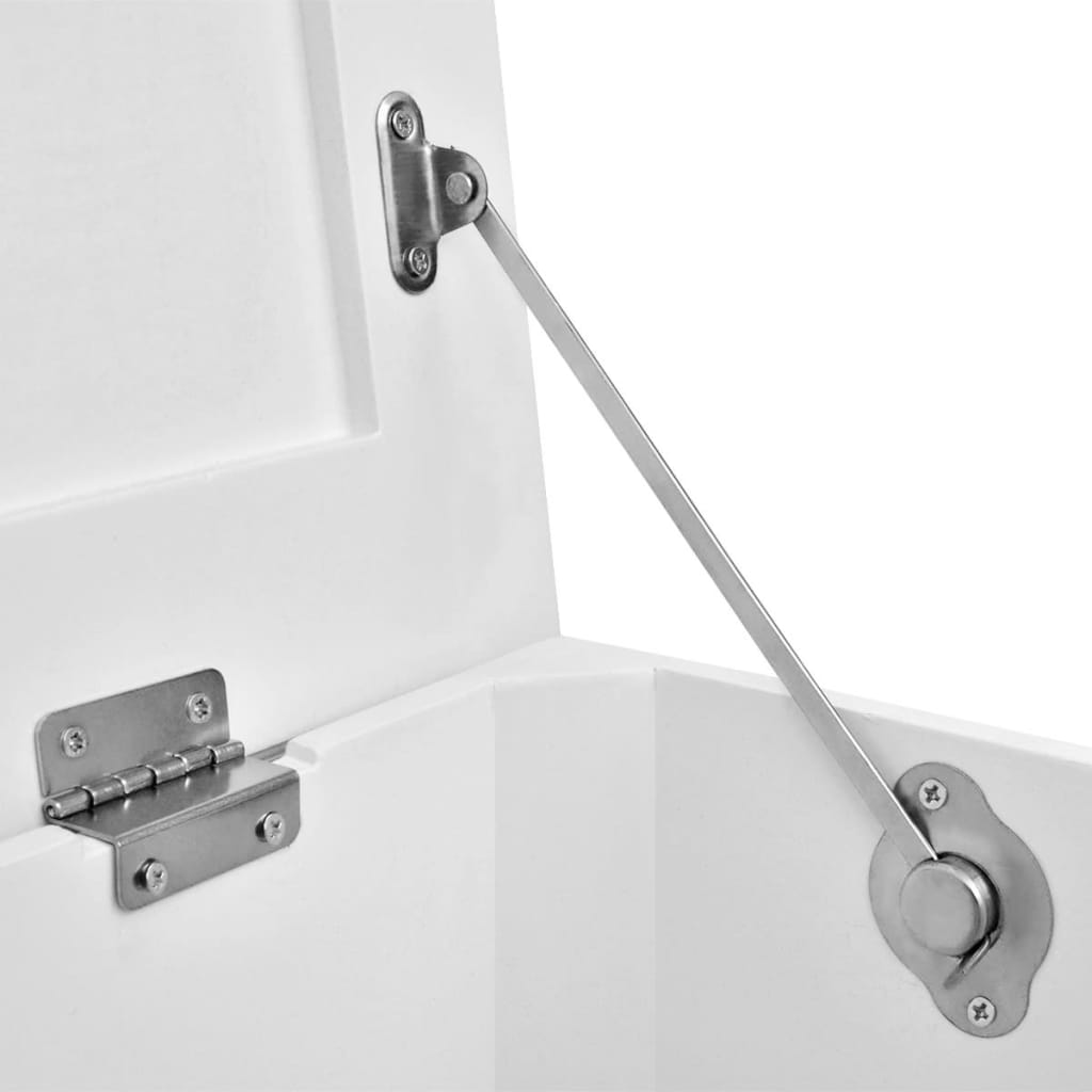 Coffres de rangement Blanc | Malle de rangement intérieure